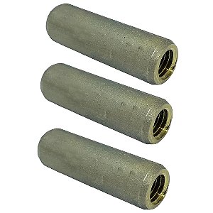 KIT 3 LUVAS EMENDA PARA HASTE C/ROSCA 5/8"  ATERRAMENTO
