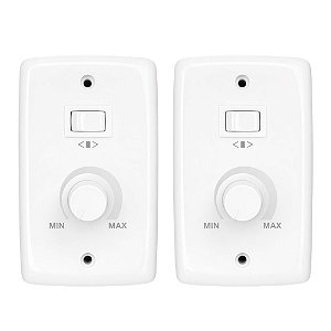 KIT 2 CONTROLE VENTILADOR COMERCIAL 400W BIVOLT 14 RIMA