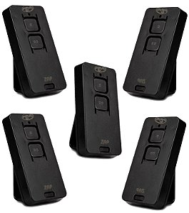 KIT 5 CONTROLE ZAP POP 2B PRETO 433.92 PPA ORIGINAL
