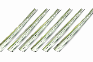 KIT 5 TRILHO DIN PERFU FERRO 1MT