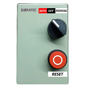 CHAVE PARTIDA BOMBA AUTO/MANUAL 0,33CV 0,5CV -1,6-2,5 A 220V