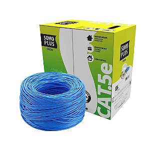 CABO LAN REDE 100% COBRE SOHOPLUS AZUL CAT5E 305 MT FURUKAWA