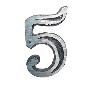 NÚMERO DE CASA METAL INDIVIDUAL 05