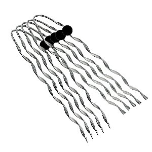 KIT 05 ALCA PREFORMADA MULTIPLEX 10MM PRETA 110383