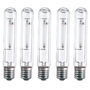 KIT 05 LAMPADA VAPOR SODIO OVOIDE 100W E40