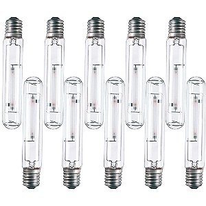 KIT 10LAMPADA VAPOR SODIO OVOIDE 100W E40