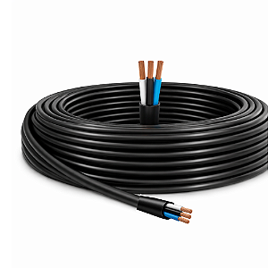 20 METROS CABO PP FLEX 3 X 4 MM COBRECOM