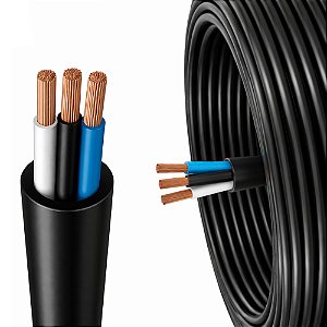 15 METROS CABO PP FLEX 3 X 4 MM COBRECOM