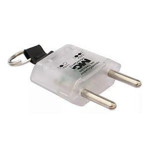 TOMADA PLUG IDENTIFICADOR DE TENSAO  2P 10A 110/220 MARGIRIUS