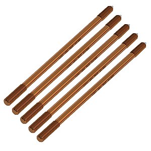 KIT 5 HASTE ALTA CAMADA ATERRAMENTO 5/8 PROLONG 14.3MMX2,4M