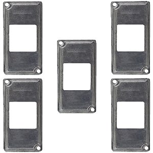KIT 5 PLACA  2P P/CONDULETE 1"