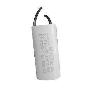 CAPACITOR 2X250V 2 FIOS METALIZADO TRI