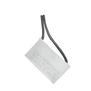 CAPACITOR 2,5X250/400V QUADR 2 FIOS METALIZADO TRI
