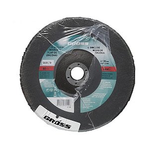 DISCO FLAP, ZIRCONIO, GRAO 120, 180 X 22MM GROSS