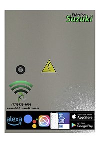 PAINEL PARTIDA WIFI ALEXA TRIFASICA PDTC 220V 3CV 9-13A