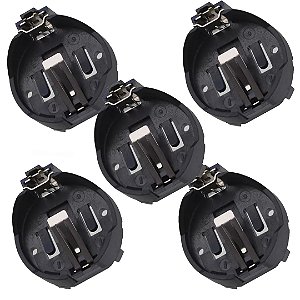 KIT 5 SUPORTE PARA BATERIA  CR2032 / CR2025