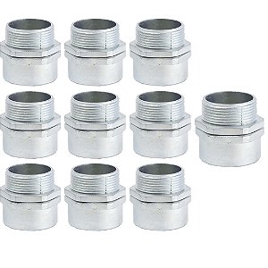 KIT 10 CONECTOR (C) 1" MACHO GIRATORIO PARA SEAL TUBO