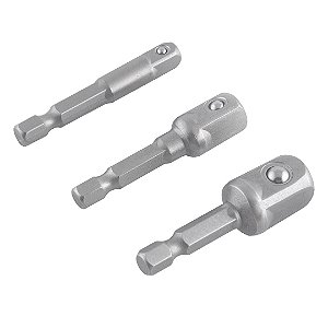 ADAPTADOR P/SOQUETES JG C/3PCS VONDER