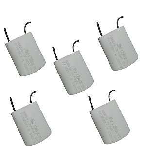 KIT 2 CAPACITOR 40X250V 2 FIOS METALIZADO TRI