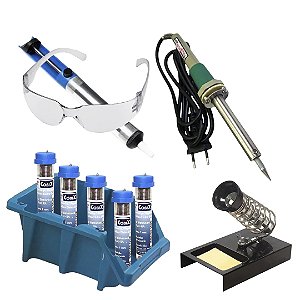 KIT BANCADA FERRO SOLDA SC60 50W 127V COMPLETO