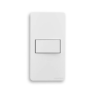 CONJUNTO CONDULETE 1" 1 INTERRUPTOR  SUPORTE SLEEK BRANCO