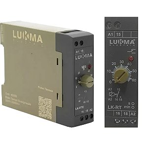 RELE TEMP LK-RTE 0-60 S 220V CX ESTR LUKMA