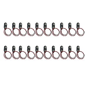 KIT 20 CLIP BATERIA 9V HORIZONTAL