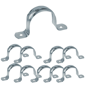 KIT 10 ABRACADEIRA TIPO U 3/4"