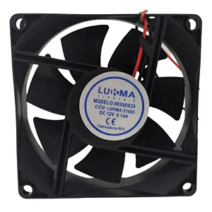 MICROVENTILADOR 80X80X25 - 24V LUKMA
