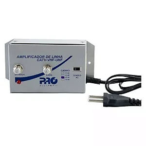 AMPLIFICADOR PQAL LINHA UHF/VHF 25DB PRO ELETRONIC