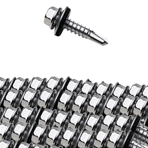 KIT 500 PARAFUSO BROCANTE 12 X 1" SEXTAV 5/16 4725 TITANIUM