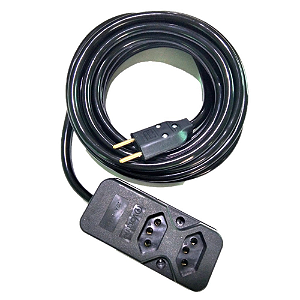 Extensão Elétrica 10 Metros 10a Cabo Pp2x1,5mm Reforçada