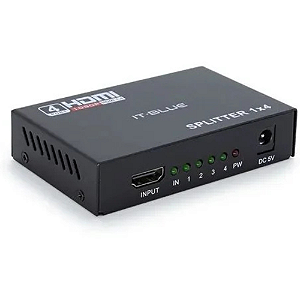 SPLITTER HDMI 1 ENTRADA X 4 SAIDAS 3D 1080P