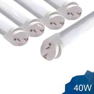 KIT 5 LAMPADA TUBULAR LED T8 40W 2,4M LIGACAO 1 LADO HO 6500K