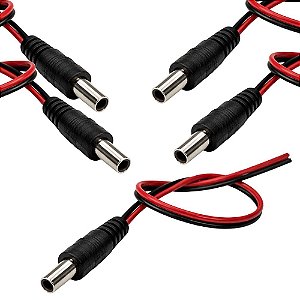 KIT 5 PLUG P4 1.4MM*3.4MM*9.0MM COM RABICHO