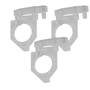 KIT 3 BLOQUEIO CAPA ACRILICA TB22mm P BOTAO PULSO/SINALIZAR