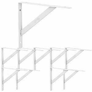 KIT 10 CANTONEIRA BRANCA 20CM 954 VONDER