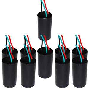KIT 10 CAPACITOR POLIPROPILENO 1,5+2,5X250V REDONDO CBB61