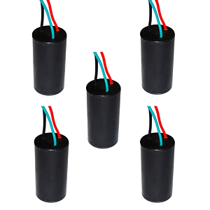 KIT 5 CAPACITOR POLIPROPILENO 1,5+2,5X250V REDONDO CBB61