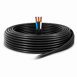 ROLO 100MT CABO PP FLEX 3 X 4 MM COBRECOM