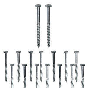 KIT 25 PARAFUSO SEXTA SOBERBA 3/16X45 08 BUCHA