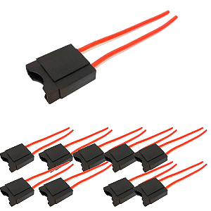 KIT 10 PORTA FUSIVEL LAMINA MAX ENGATE GRANDE