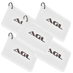 KIT 5 CHAVE DIGITAL RESINADA RFID 125KHZ AGL