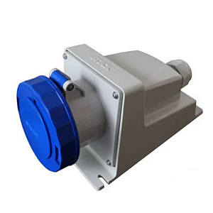TOMADA INDUSTRIAL  SOBREPOR  3P+T 63A-6H 220V AZ STARK