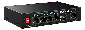 SWITCH 5 PORTAS 10/100 COM 4 PORTAS POE - S1105F-P INTELBRAS