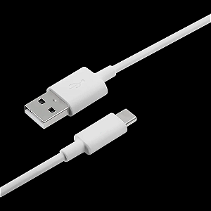 CABO USB X TIPO C EMBORRACHADO  BRANCO