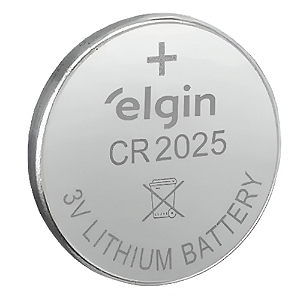 PILHA BOTAO ELETR CR2025 3V ELGIN