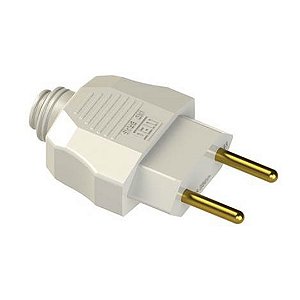 PLUG MACHO 180° 2P+T 10A/250V  BR WEG