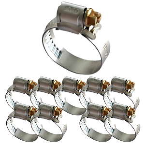 KIT 10 ABRACADEIRA 1/2  10X13MM SEM FIM REFORÇADA