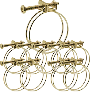 KIT 10 ABRACADEIRA DE ARAME 1 1/4 POL